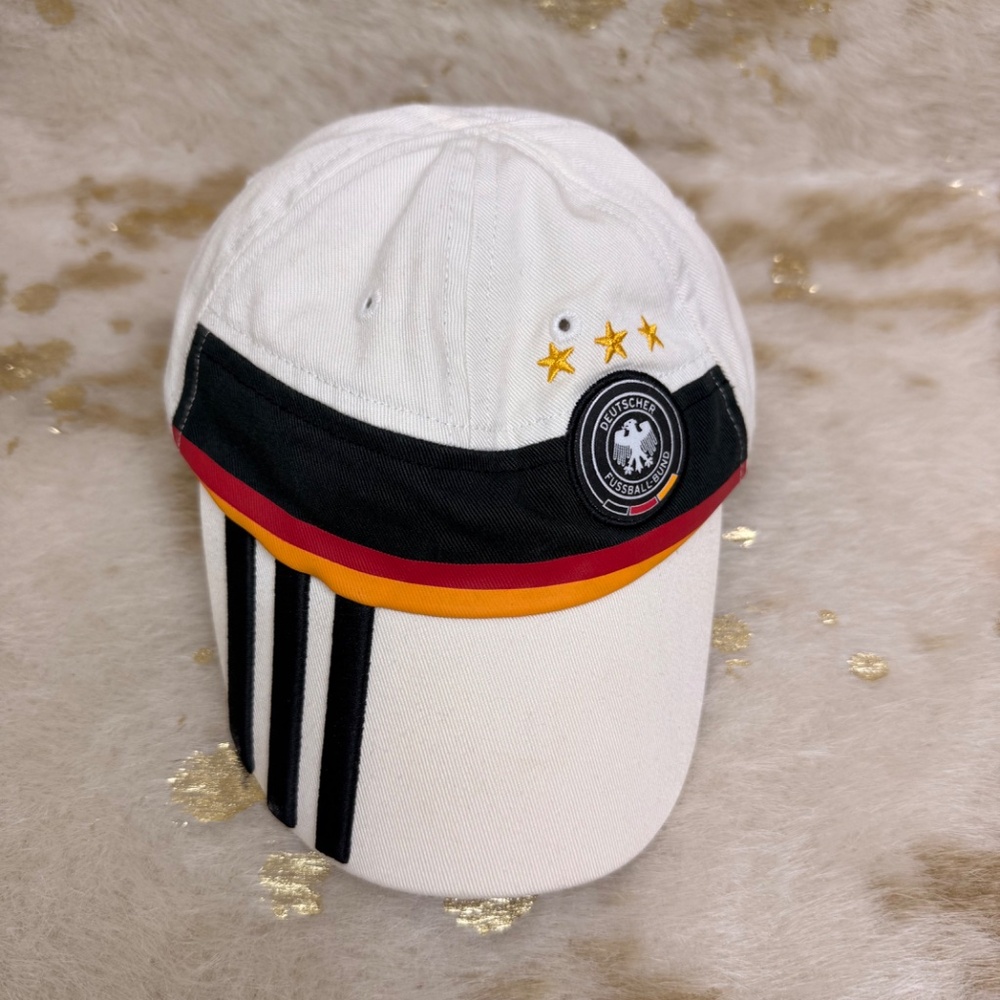 Deutscher Fussball Bund Children's Adorable Cap Adidas Embroidered 6" Cir